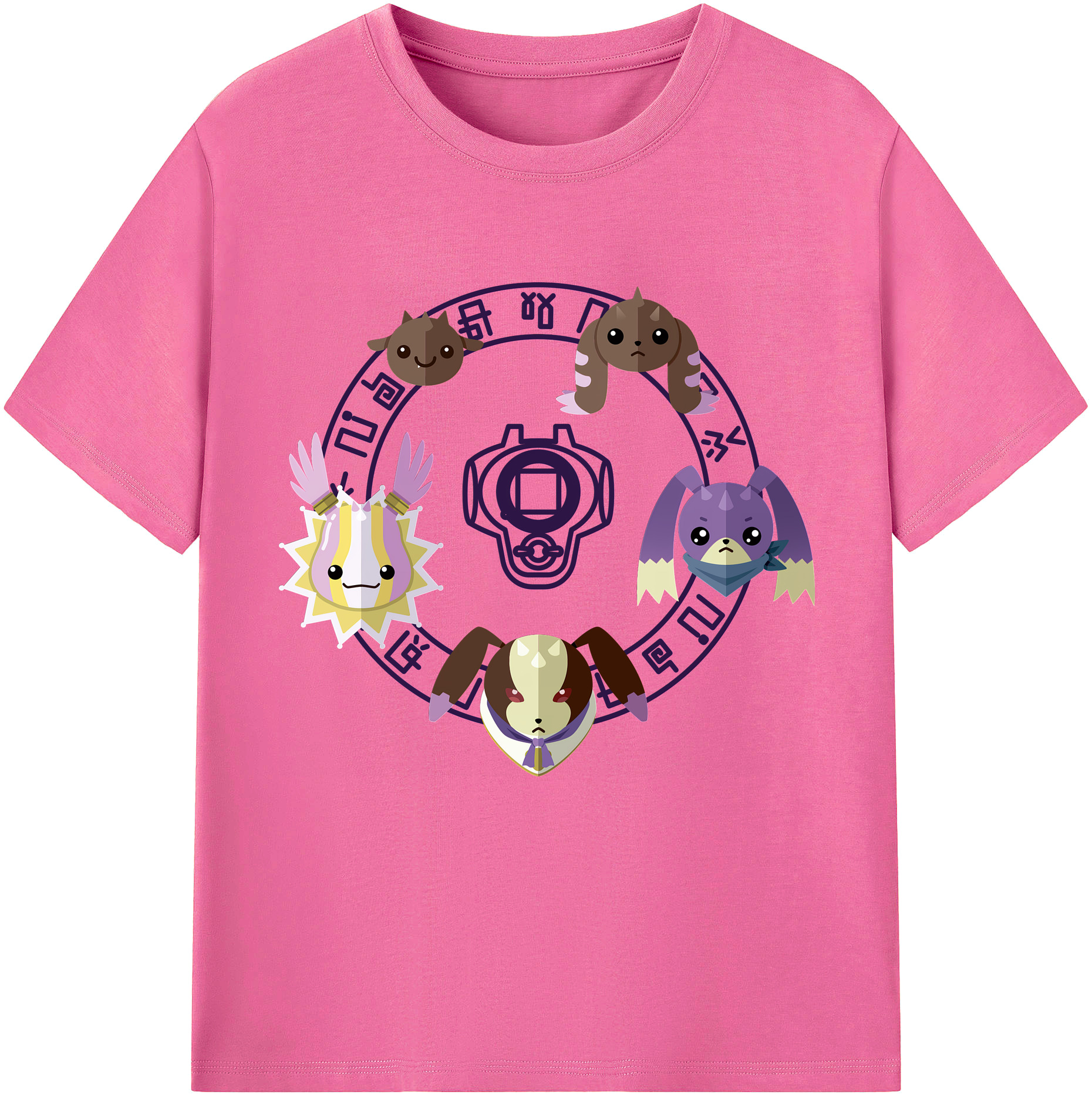 （画像用） Digimon デジタルモンスター/デジモン レディースカジュアルプリントTシャツ（綿100％）
